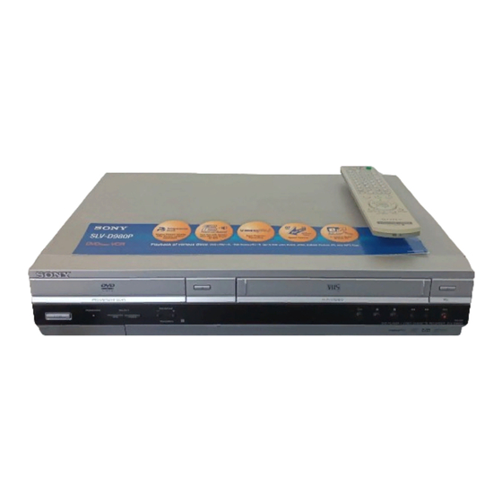 Sony SLV-D980P GI Manuals