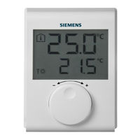 Siemens RDH100RF Operating Instructions