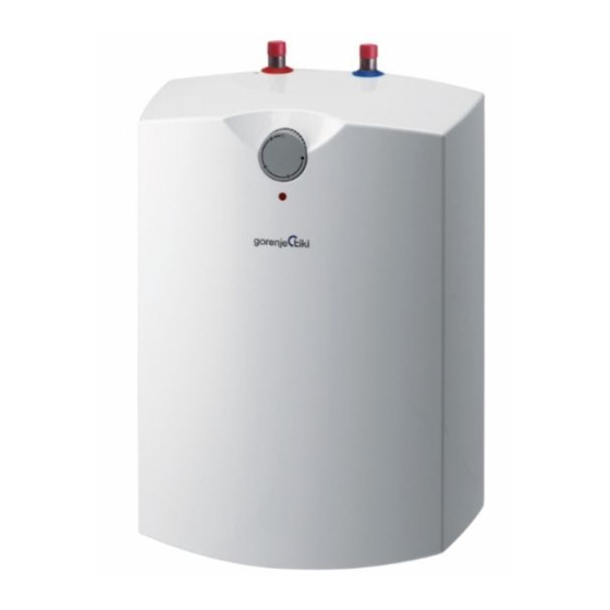 Gorenje Tiki GT 5 Instructions For Use Manual