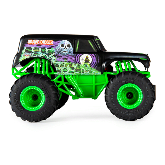 Spin Master Monster Jam Grave Digger 66802TX2G4 MJD RDC Manual