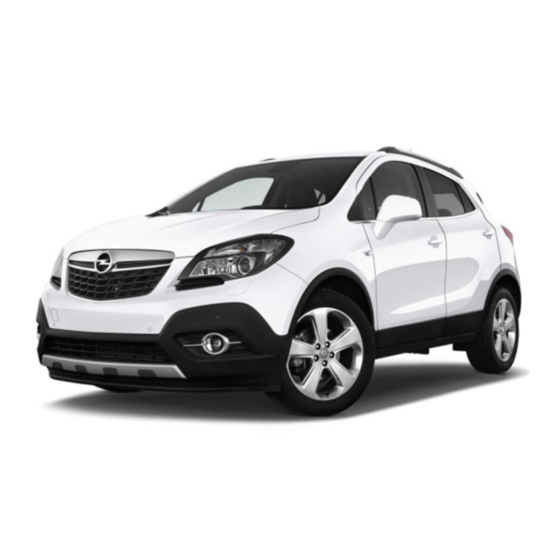 Opel MOKKA Manual