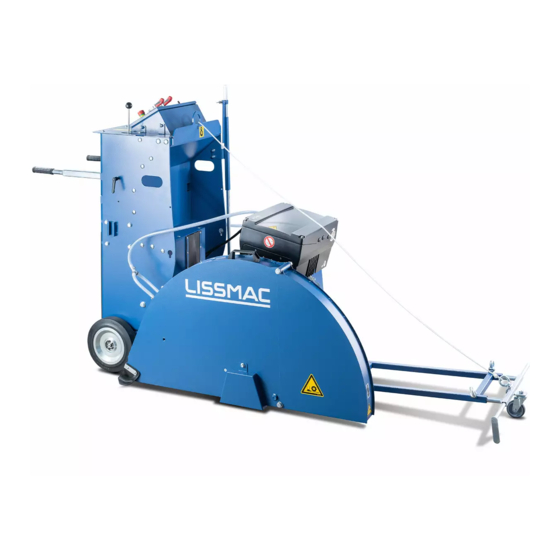 Lissmac CC601 E Operating Manual