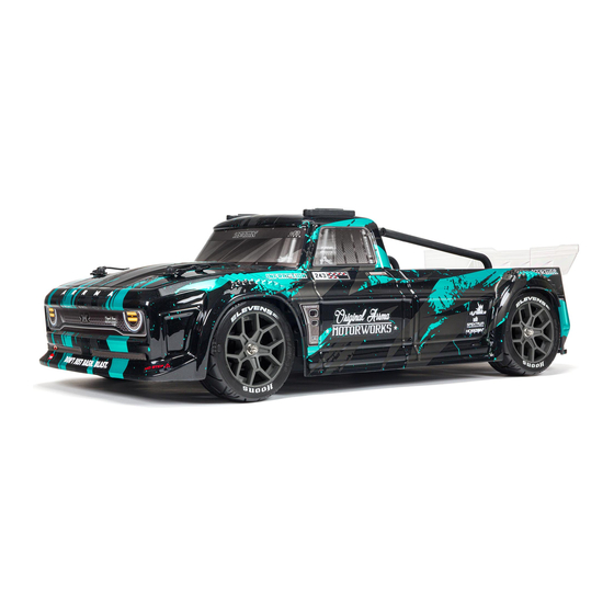 Arrma 1/8 INFRACTION 4X4 3S BLX 4WD All-Road Street Bash Resto-Mod Truck RTR Get Started