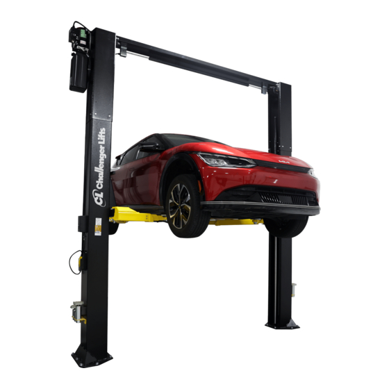 Challenger Lifts Versymmetric CL10AV3 Series Installation, Operation & Maintenance Manual
