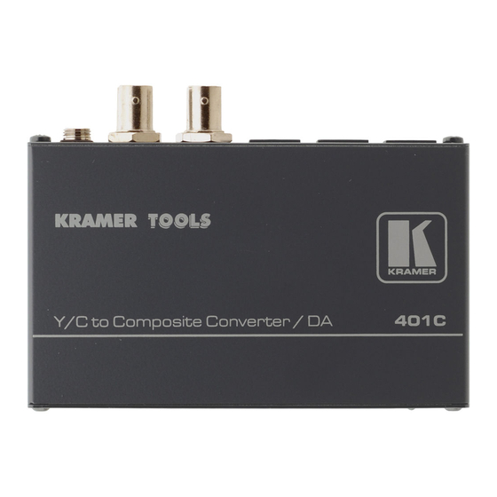 Kramer 401C User Manual