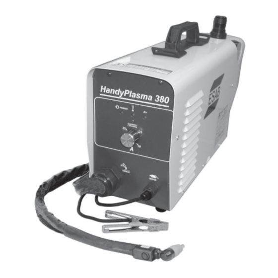ESAB HandyPlasma 380 Instruction Manual