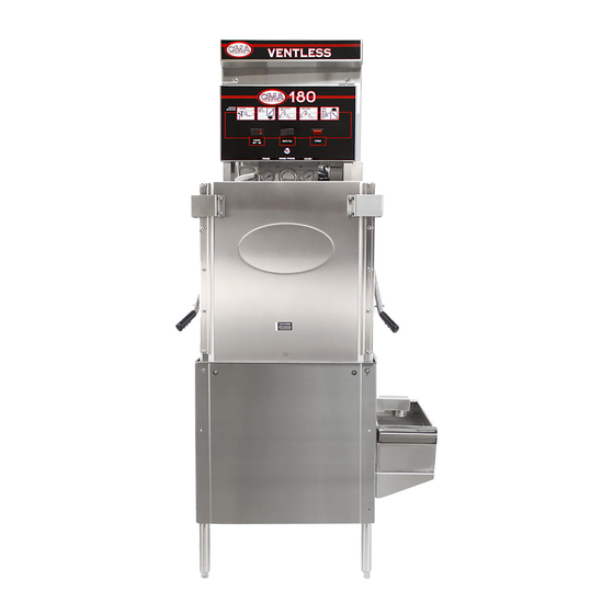 CMA Dishmachines CMA-180-VL Quick Setup Instructions