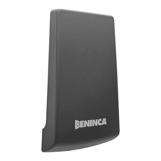 Beninca ONE.2WI Manual
