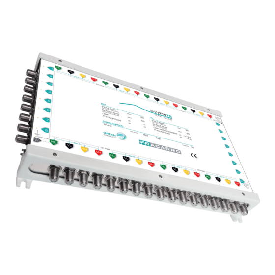 Fracarro SWI908TS Operating Instructions Manual
