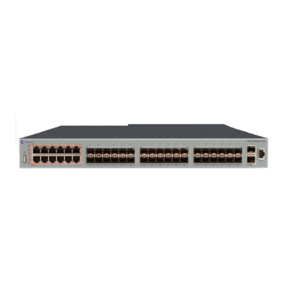 Extreme Networks ExtremeSwitching Virtual Services Platform 4450GSX-PWR+ Installation Manual