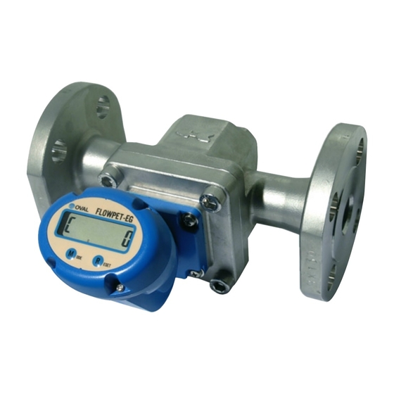 Oval FLOWPET-EG LS5277-4 0B Series Instructions Manual