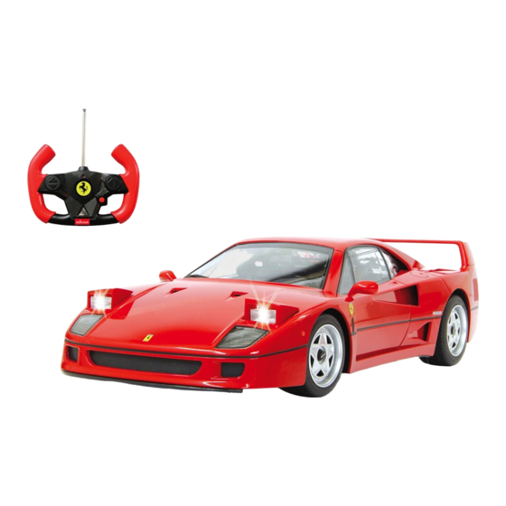 Jamara Ferrari F40 Instructions Manual