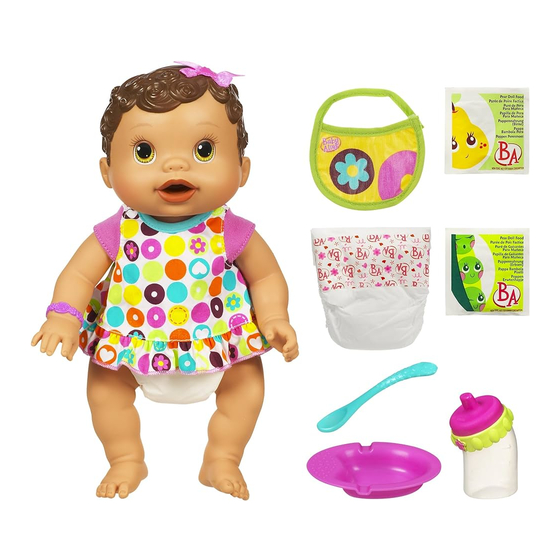 Hasbro Baby Alive Changing Time Baby Manual