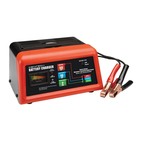 Centech 60581 Battery Charger Manuals