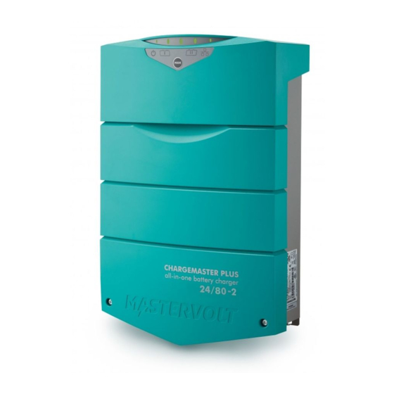 Mastervolt CHARGEMASTER PLUS 24/80-2 User And Installation Manual