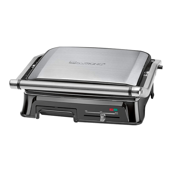 User Manuals: Clatronic KG 3571 Contact Grill
