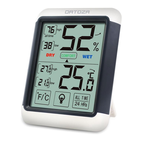 Datoza D65 Humidity Temperature Monitor Manuals