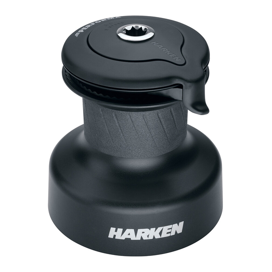 Harken Powered Performa Winch 50.2 STP EL Installation And Maintenance Manual