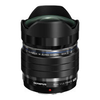 Olympus M.ZUIKO DIGITAL ED 8mm f1.8 Fisheye PRO Instructions Manual