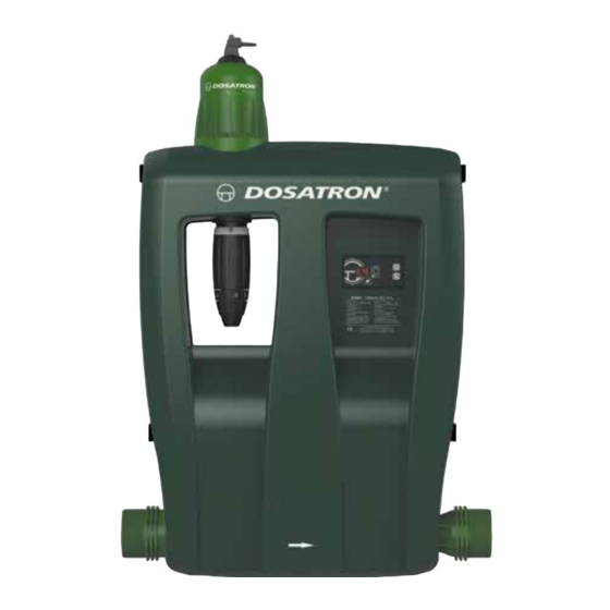 dosatron GREEN LINE D30 Owner's Manual