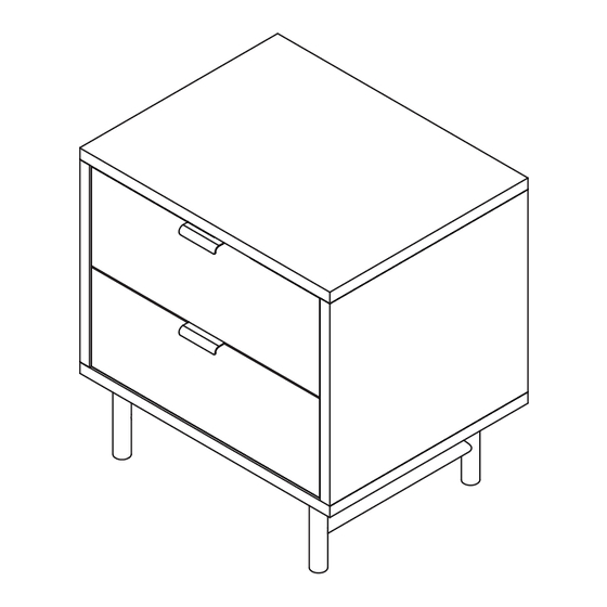 Crate&Barrel Classic Nightstand Manual