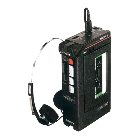 SONY TCS-310 SERVICE MANUAL Pdf Download | ManualsLib