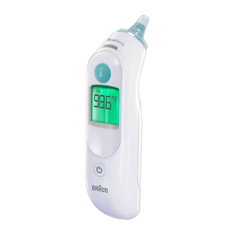 Braun ThermoScan 6 (IRT 6515) Manual