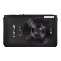 Canon PowerShot SD1400IS IXUS130 User Manual