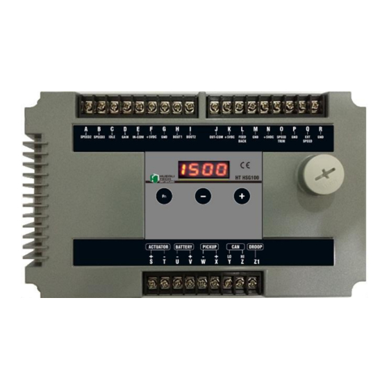 Huegli Tech HT-HSG100 Instruction Manual