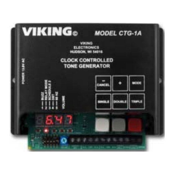 Viking CTG-1A Product Manual