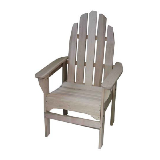 L.L.Bean ADIRONDACK Quick Manual