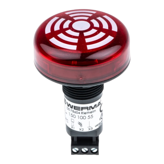 WERMA Signaltechnik 150 Series Instructions For Use