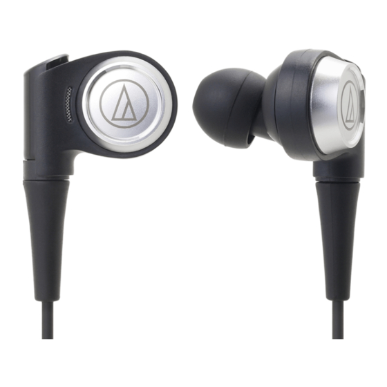 Audio Technica ATH-CKR9 Instruction Booklet
