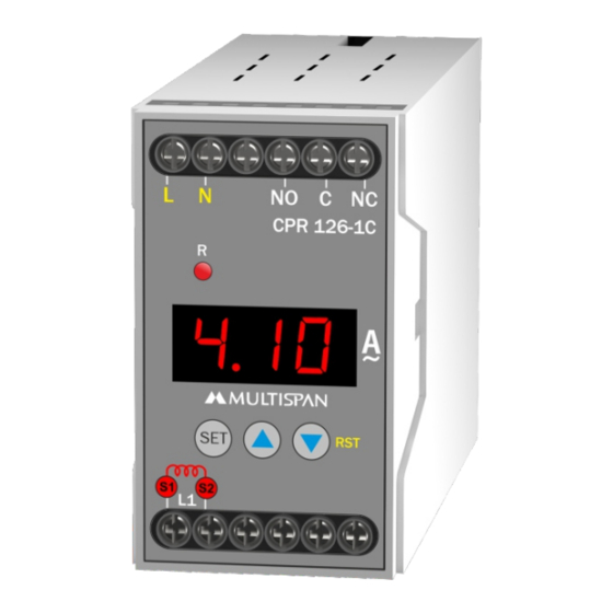 MULTISPAN CPR 126-1C Manual