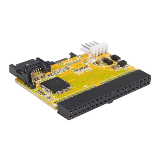 StarTech.com PATA2SATA2 Installation Manual