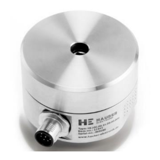 Hauber Elektronik HE205 Series Manual