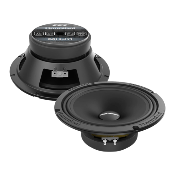 Deaf Bonce MH-81 Car Audio Speaker Manuals