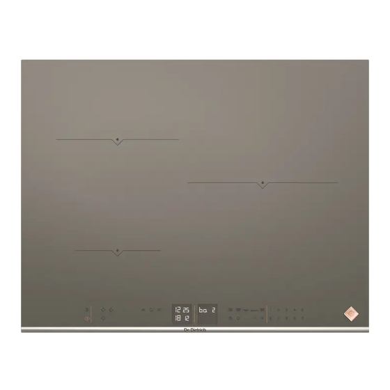 DeDietrich DPI7572G User Manual