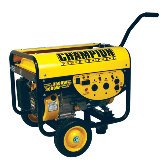 Champion Power Equipment CSA40015 Owner's Manual And Operating Instructions