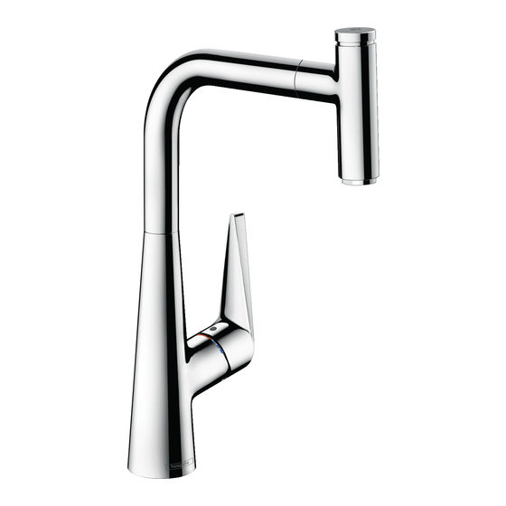 Hans Grohe Talis Select S 300 72821 1 Series Installation/User Instructions/Warranty