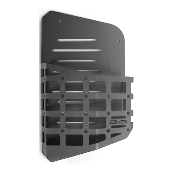 DV8 OFFROAD MPBR-03 Installation Manual