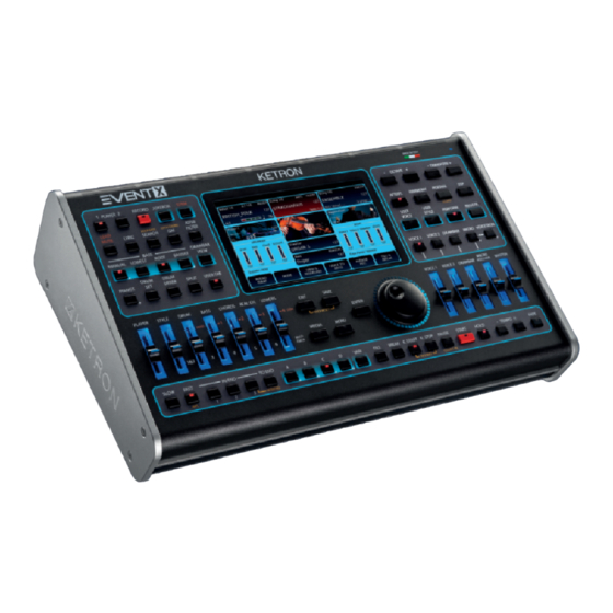 KETRON EVENT-X Instruction Manual