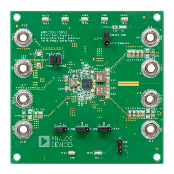 Analog Devices ADP5056-EVALZ User Manual