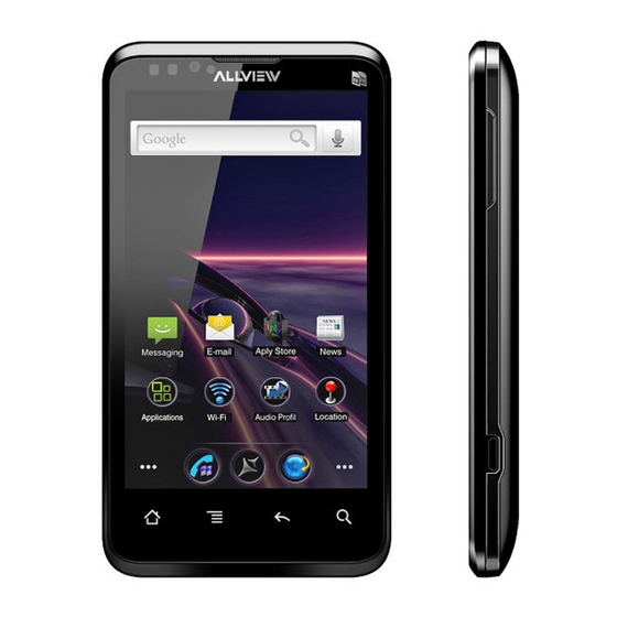 Allview P3 ALLDRO User Manual
