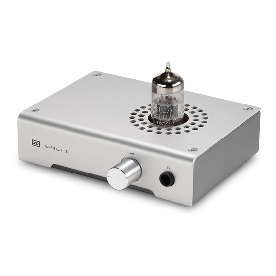 Schiit Vali 2 Owner's Manual