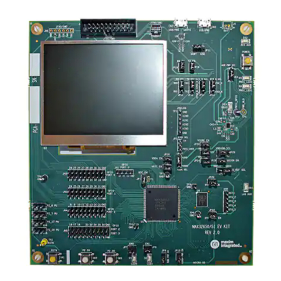 Maxim Integrated MAX32650 User Manual