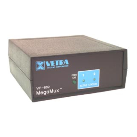 Vetra ViewSplice VIP- 882-V Series User Instruction