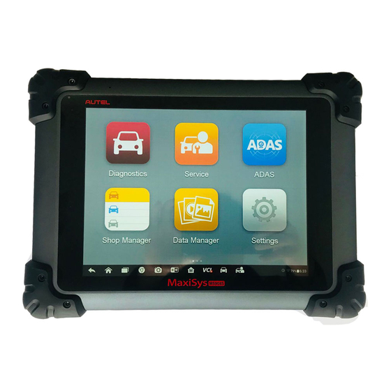 Autel MaxiSys MS908SP Manual