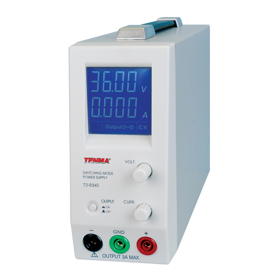Tenma 72-8345A User Manual