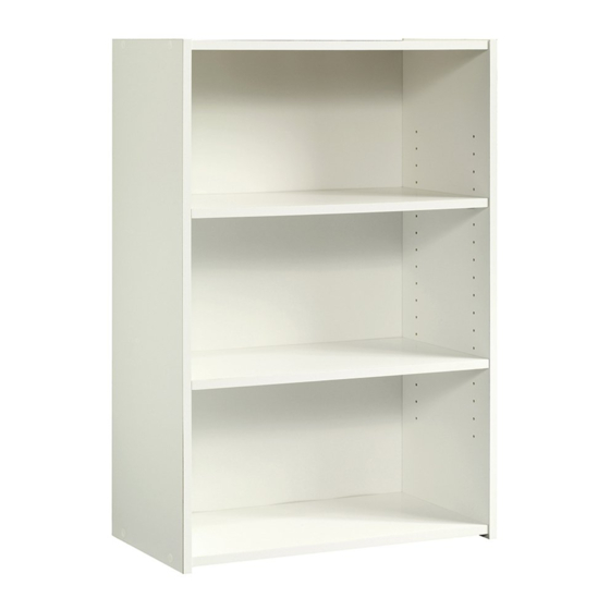 User Manuals: Sauder 415541 3-Shelf Bookcase